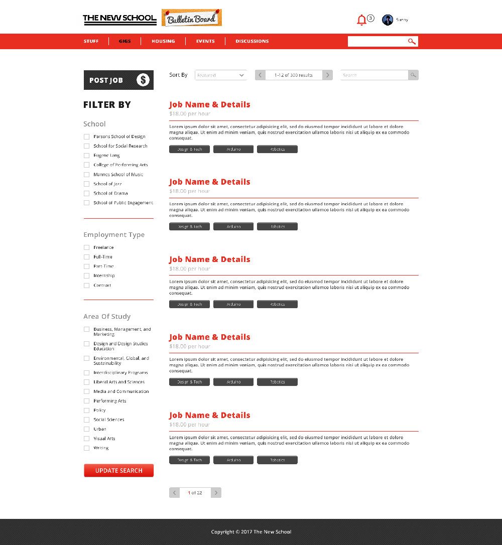 Jobs Page